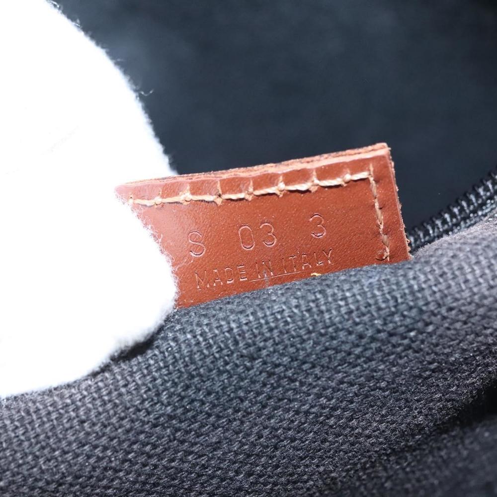 BURBERRY Nova Check Hand Bag PVC Beige Brown gold Auth 110504 - Picture 12 of 16